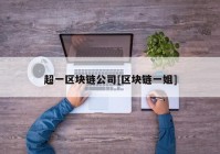 超一区块链公司[区块链一姐]